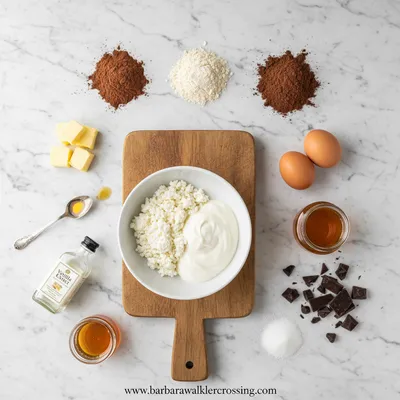 Cottage Cheese Lava Cake - Chocolate Protein Delight - cooking process