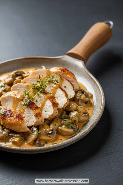 Cowboy Butter Chicken Recipe | Garlic Mushroom Chicken - ready to serve