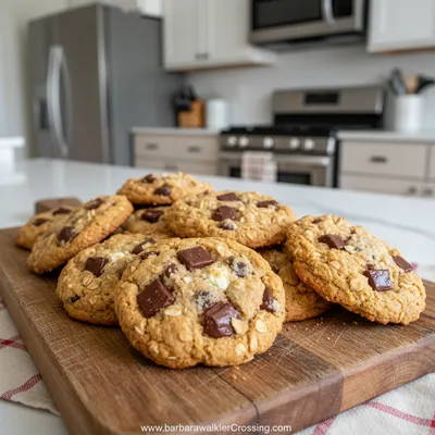 Cowboy Cottage Cheese Chocolate Chip Cookies