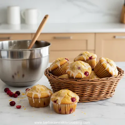 Easy Cranberry Orange Muffins Recipe