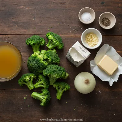 Cream Of Broccoli Soup Recipe - cooking process