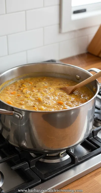 Creamy Carrot Lentil Soup Recipe - ingredients preparation