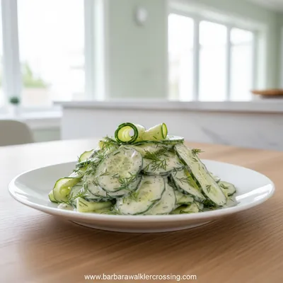 Creamy Cucumber Salad – Low‑Carb Summer Side