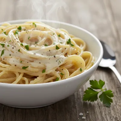 Creamy Garlic Parmesan Spaghetti