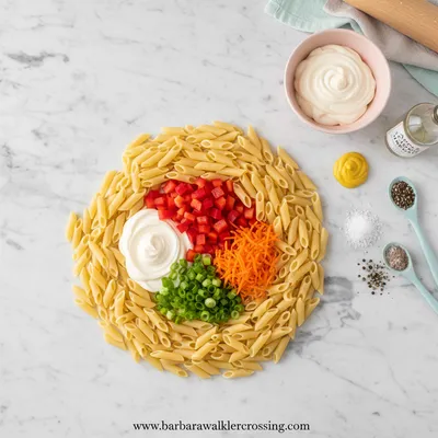 Creamy Macaroni Salad - cooking process