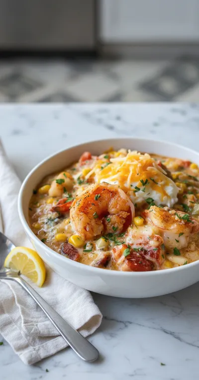 Creamy Seafood & Shrimp Chili