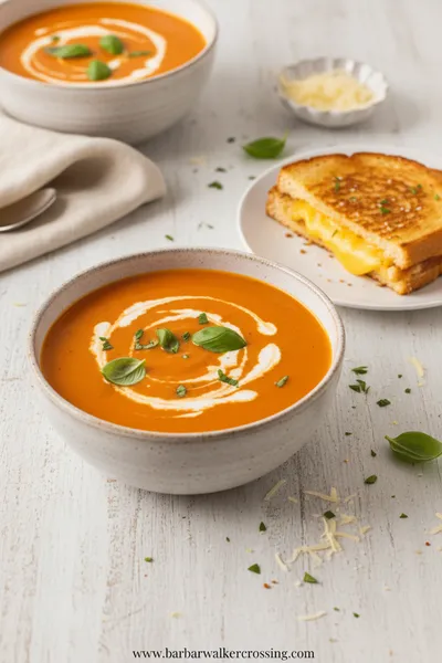Creamy Tomato Soup Recipe - ready to serve