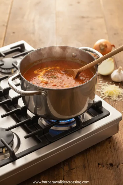 Creamy Tomato Soup Recipe - ingredients preparation