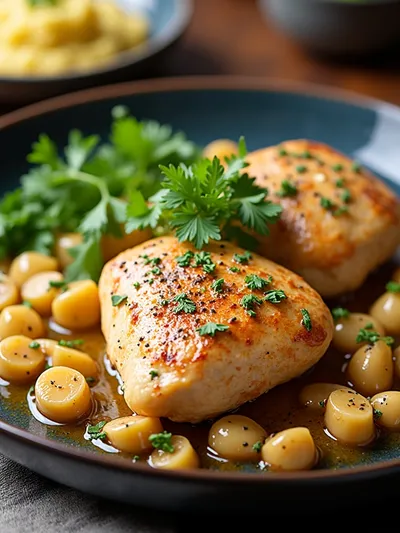 Crock Pot Angel Chicken - cooking process