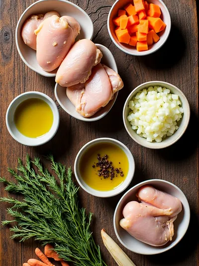 Crock Pot Angel Chicken - ingredients preparation