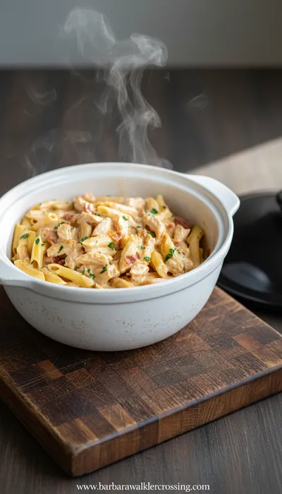 Crock Pot Creamy Cajun Chicken Pasta Recipe