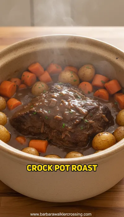 The Perfect Crock Pot Roast - ingredients preparation