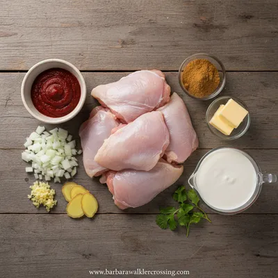 Crockpot Butter Chicken - cooking process