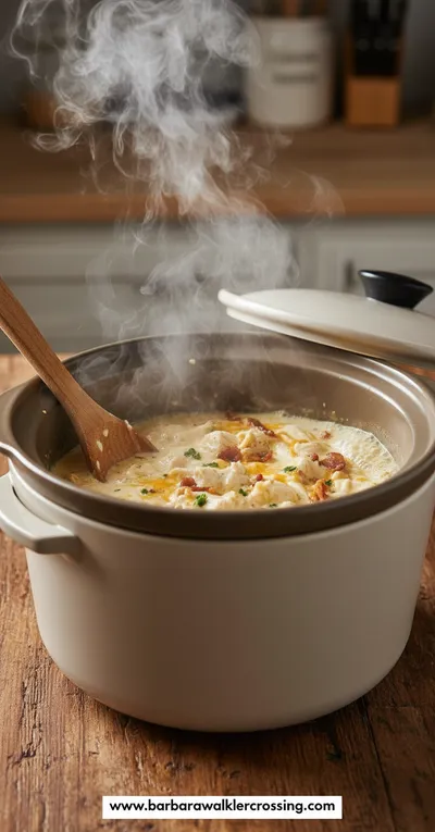 Crockpot Crack Chicken: Easy Creamy Ranch Recipe - cooking process