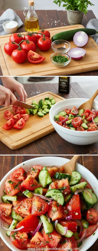 Cucumber and Tomato Salad: Fresh, Simple, Delicious