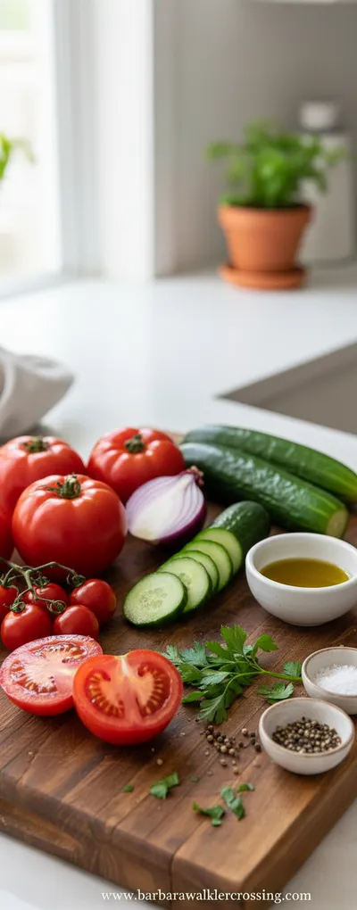 Cucumber and Tomato Salad: Fresh, Simple, Delicious - cooking process