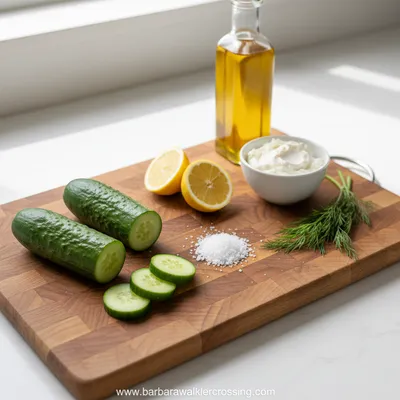 Cucumber Snack: Fresh Crunchy Appetizer - cooking process