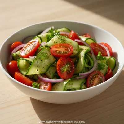 Cucumber Tomato Salad Recipe