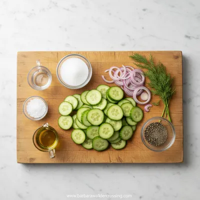 Cucumber Vinegar Salad – Quick & Easy Recipe - cooking process