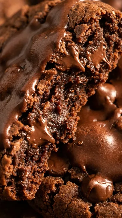 Brookies: Chewy Chocolate Cookie Brownie Bars - ingredients preparation