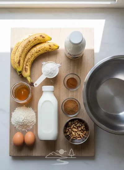 Easy Protein Banana Bread - cooking process