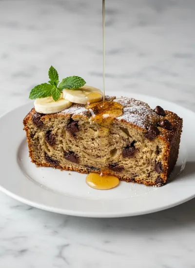 Easy Protein Banana Bread - ready to serve