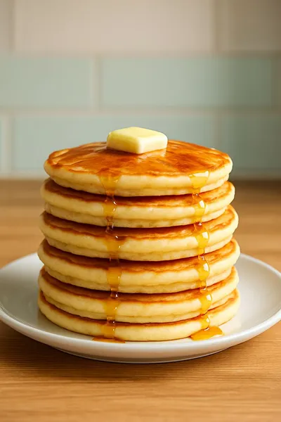 Fluffy American Pancakes