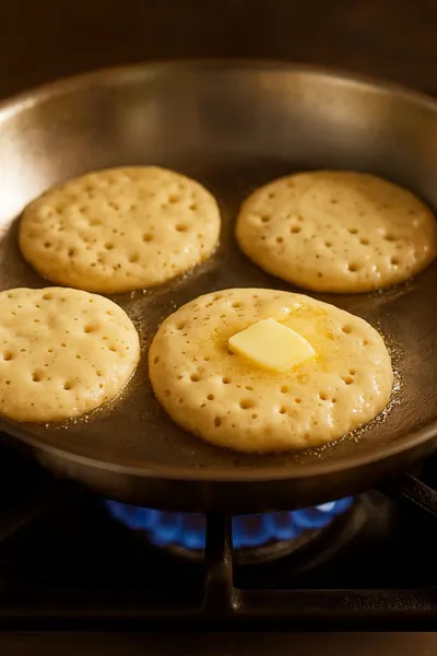 Fluffy American Pancakes - ingredients preparation