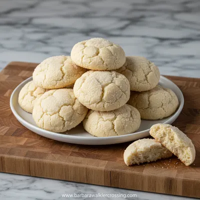 Fluffy Keto Cream Cheese Cookies Sugarless Crystals - ready to serve