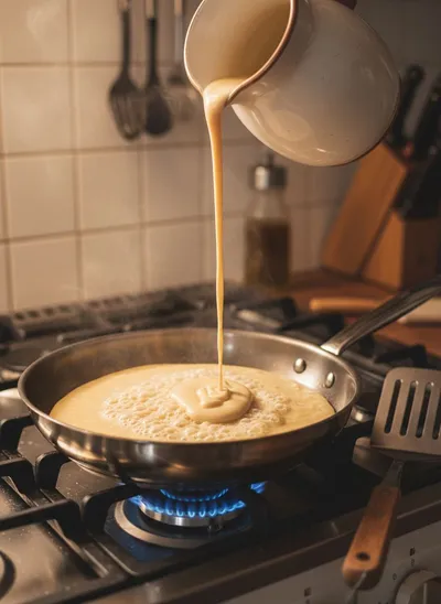 Fluffy Pancake Recipe - ingredients preparation