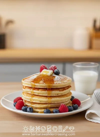 Fluffy Pancake Recipe - ready to serve
