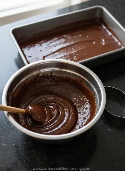 Fudgy Football Brownies Recipe for Game Day - ingredients preparation