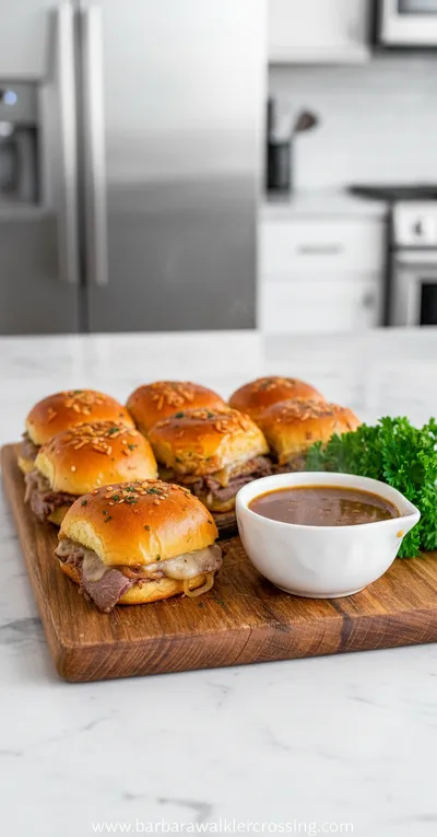 Easy French Dip Sliders Recipe