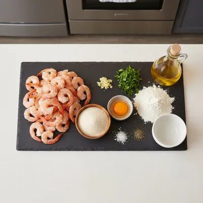 Fried Shrimp Balls - cooking process