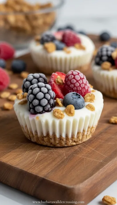 Frozen Yogurt Granola Cups