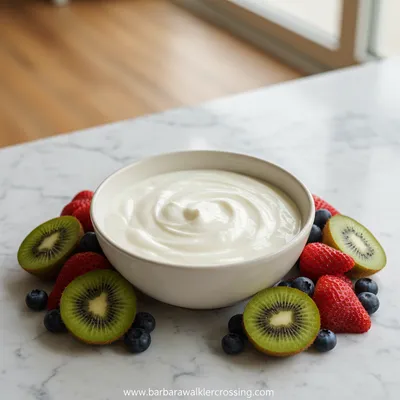 Fruit Dip Recipe with Fresh Fruit & Yogurt