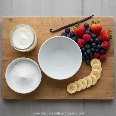 Fruit Dip Recipe – Easy Sweet Snack - cooking process