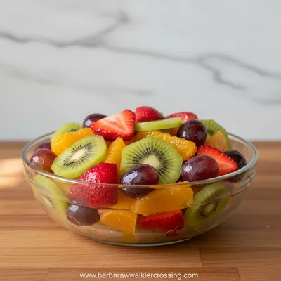 Fruit Salad With Honey Lime Dressing