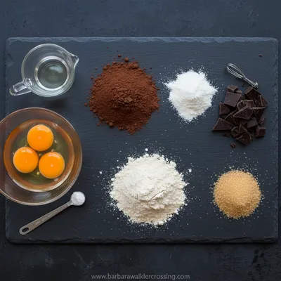 Fudgy Protein Brownies - cooking process