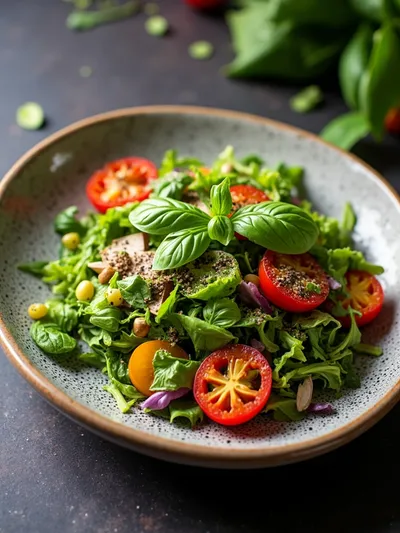 Garden Salad – Fresh Summer Recipe - ready to serve