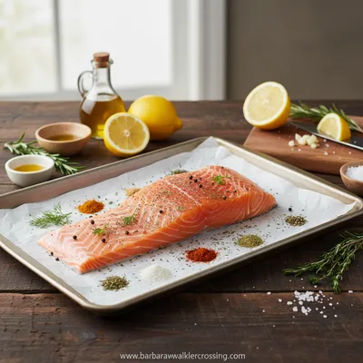 Garlic Butter Baked Salmon – Easy Homestyle Recipe - cooking process
