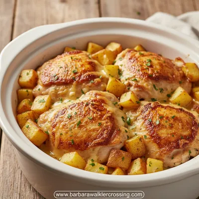 Garlic Parmesan Chicken and Potatoes Recipe