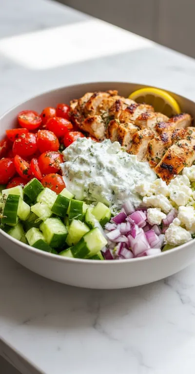Greek Chicken Bowls – Easy Meal Prep