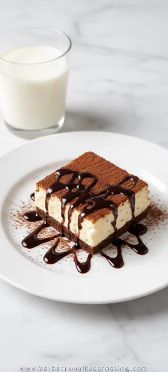 Greek Yogurt Brownies - ready to serve