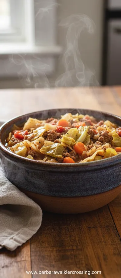 Ground Beef Cabbage Soup