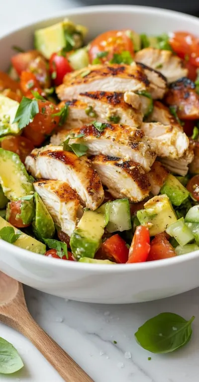 Healthy Avocado Chicken Salad