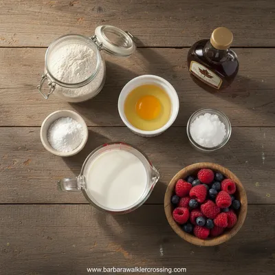 Healthy Fluffy Pancakes For Breakfast - cooking process