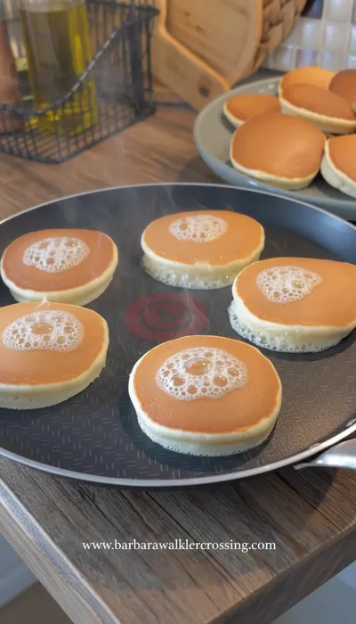 Healthy Fluffy Pancakes For Breakfast - ingredients preparation