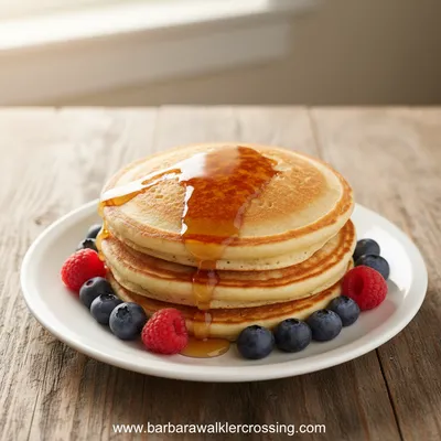 Healthy Fluffy Pancakes For Breakfast