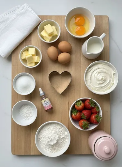 Hearts Roll Cake – Soft Sweet Roll Dessert - cooking process